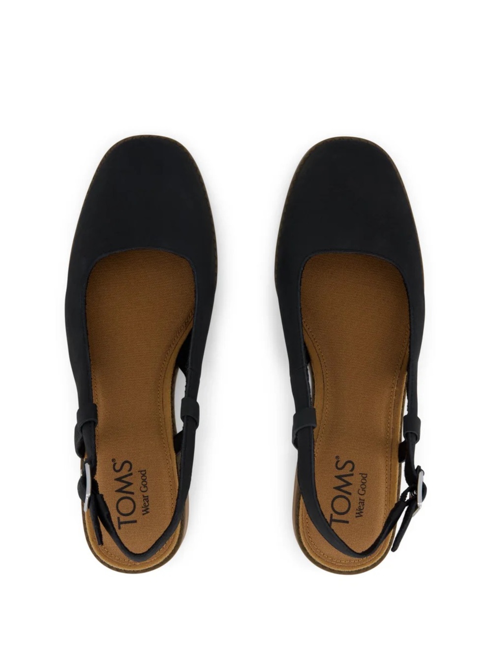 Toms Jaclyn Slingback Heel in Black - Picture 6 of 8